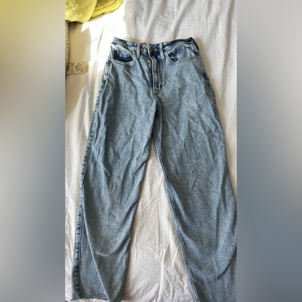 Hollister Light Blue Straight Leg Jeans